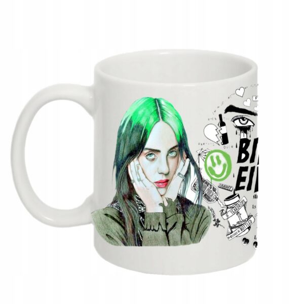Kubek fanart muzyczny billie z autorską grafiką - wzór ASD-2838