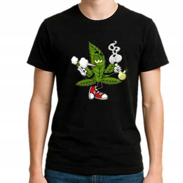 marihuana konopie śmieszna koszulka t-shirt premium