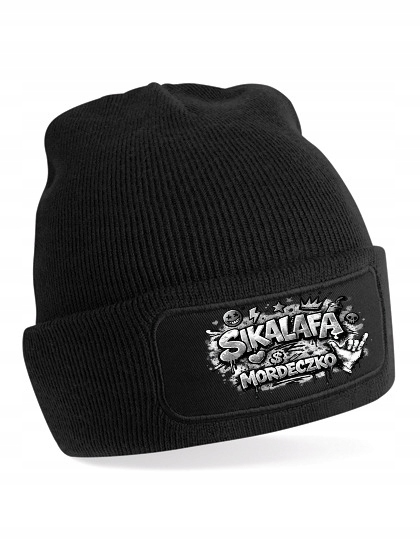 sikalafą czapka zimowa beanie uniwersalna czarna