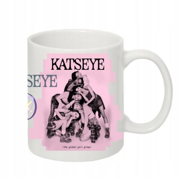Kubek fanart kats eye muzyczny k-pop z autorską grafiką - wzór ASD-4860