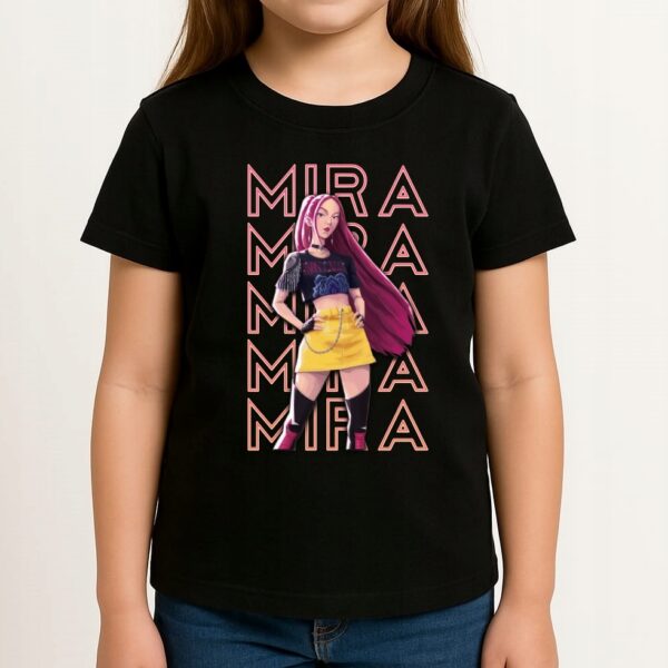 Koszulka mira fanart muzyczny k-pop z autorską grafiką czarny premium - wzór ASD-15305