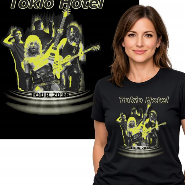 Koszulka damska tokio fanart muzyczny pop rock z autorską grafiką premium - wzór ASD-24819