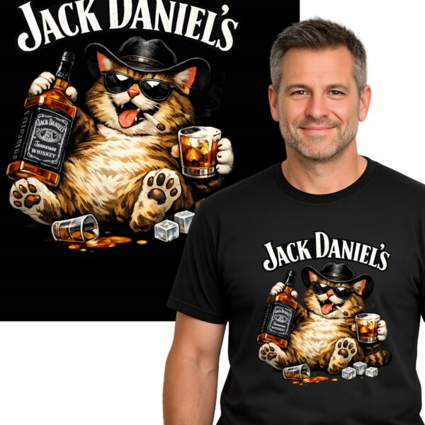 Koszulka fanart humorystyczny dla mężczyzny daniels z autorską grafiką premium - wzór ASD-24826