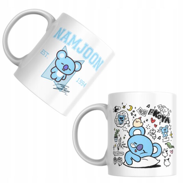 Kubek fanart muzyczny Namjoon k-pop z autorską grafiką - wzór ASD-7849