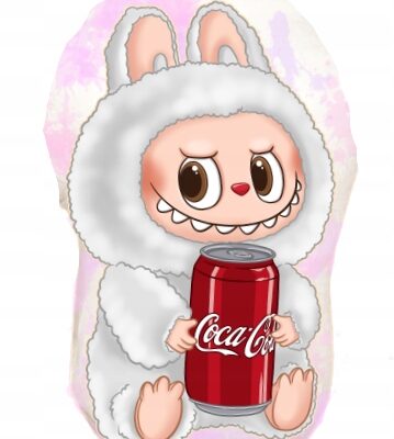 Poduszka dekoracyjna fanart kreskówkowy z autorską grafiką - wzór ASD-12969