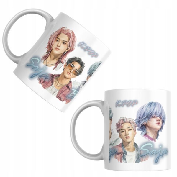 Kubek fanart muzyczny  rumi mira zoey boys z autorską grafiką - wzór ASD-6274