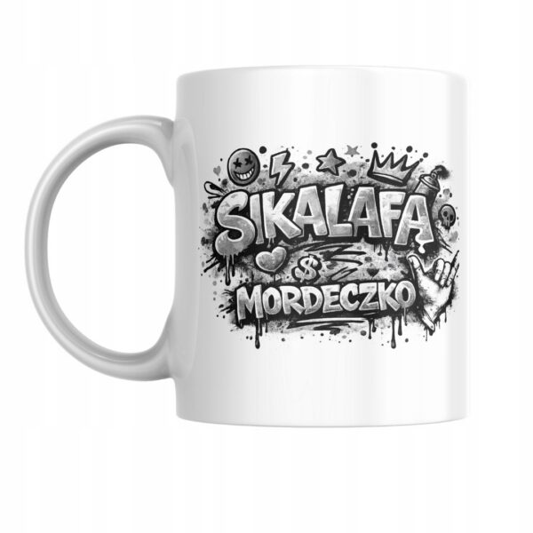 sikalafą mordeczko na prezent graffiti kubek 330 ml