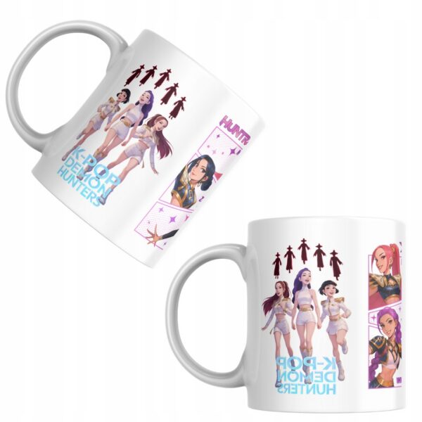 Kubek fanart muzyczny k-pop rumi mira zoey z autorską grafiką - wzór ASD-3099