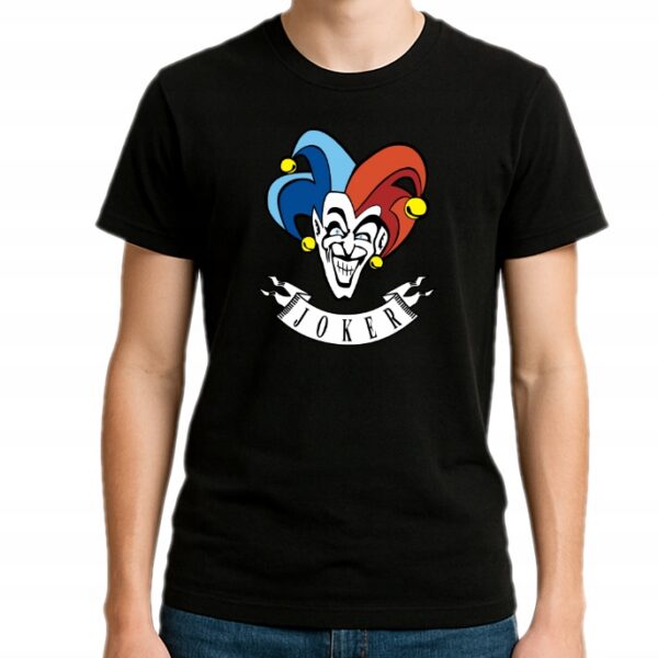 joker karciany gra karty t-shirt męski premium