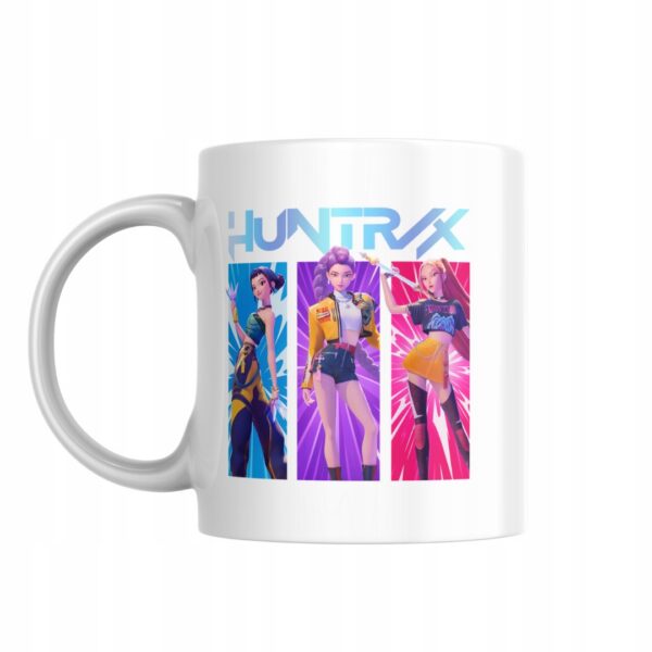 Kubek fanart muzyczny  k-pop Huntrix z autorską grafiką - wzór ASD-8357