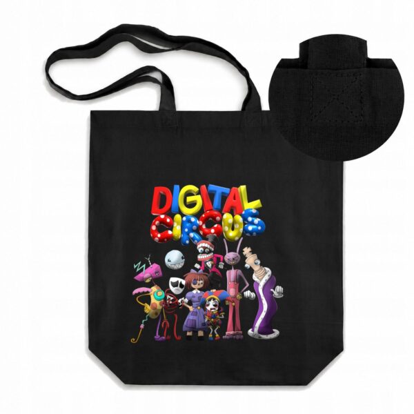torba shoperka bawełniana gruba fanart filmowy serial circus cyfrowy