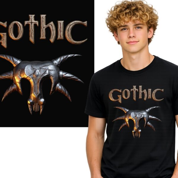 Koszulka dal gracza fanart GOTHIC - wzór ASD-1248667