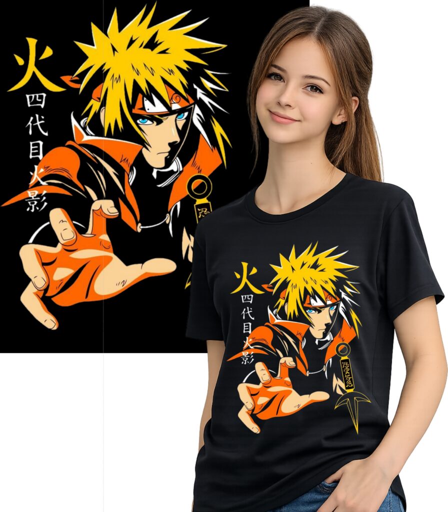 koszulka fanart filmowy serial anime Naruto t-shirt premium