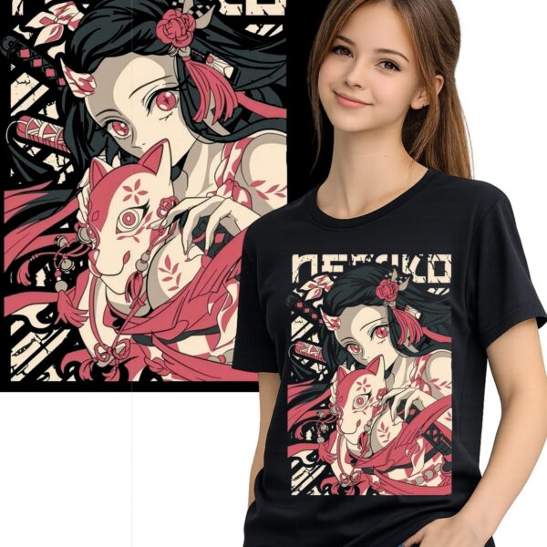 koszulka fanart filmowy serial anime Nezuko Demon Slayer t-shirt premium
