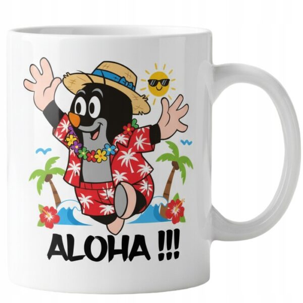 WAKACJE LATO KRECIK ALOHA AHOJ KUBEK Z NADRUKIEM NA PREZENT