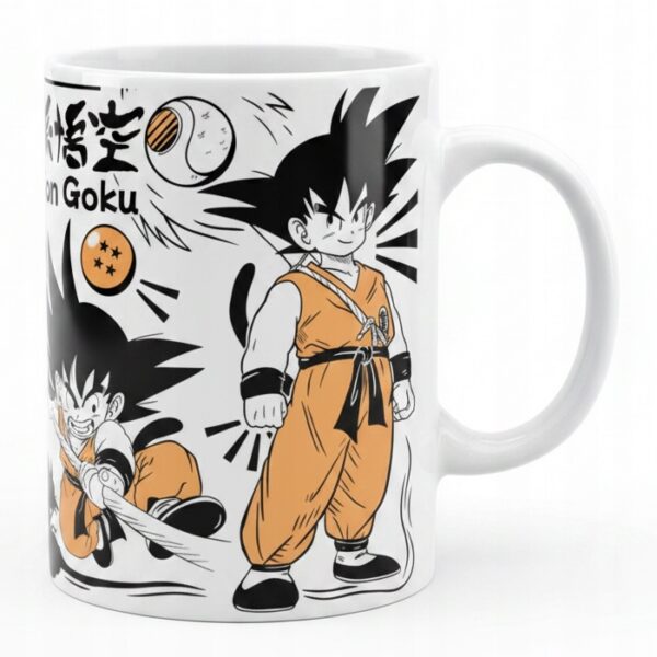 DRAGON BALL Z SON GOKU ANIME MANGA KUBEK Z NADRUKIEM