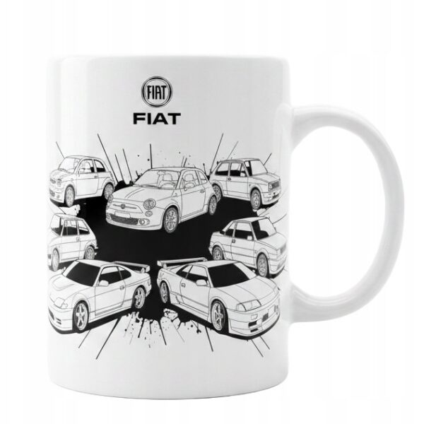 FIAT KUBEK MOTORYZACYJNY DLA PASJONATY NA PREZENT