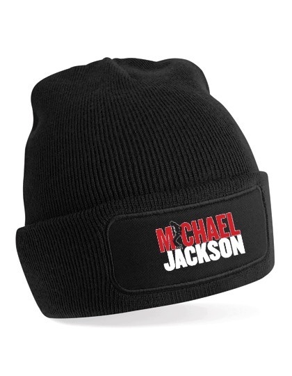 MICHAEL JACKSON KRÓL POP DLA FANA PREZENT CZAPKA BEANIE ONESIZE CZARNA