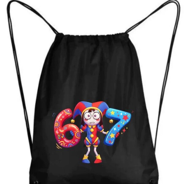 6 7 DIGITAL CIRCUS CYFROWY CYRK POMNI WOREK CZARNY MIEJSKI, SZKOLNY NA BUTY