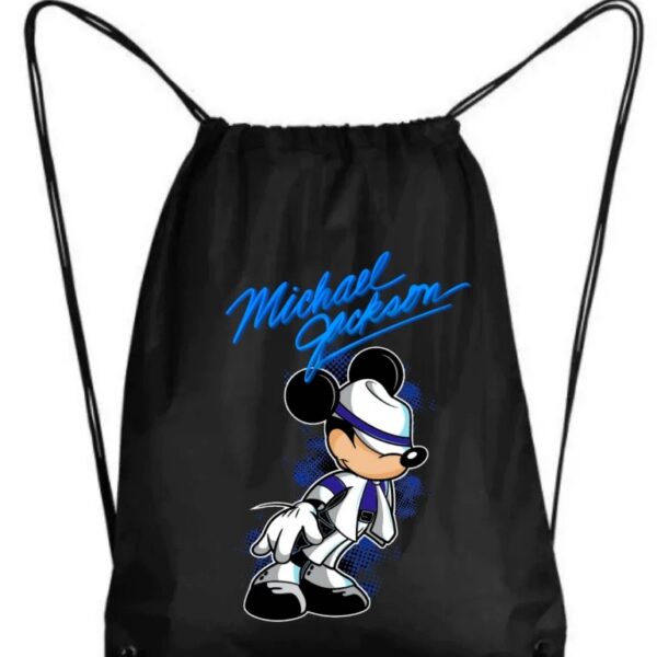 MICHAEL JACKSON MICKEY WOREK CZARNY PODRĘCZNY, MIEJSKI, SZKOLNY NA BUTY 02