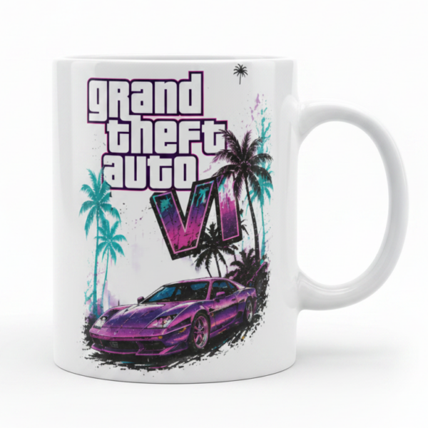 GTA Grand Theft Auto 6 gamingowy PREZENT DLA FANA KUBEK 330 ml