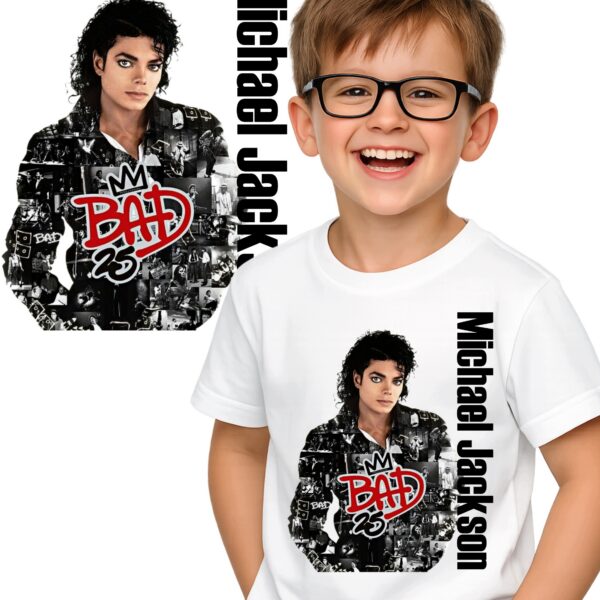 MICHAEL JACKSON KRÓL POP LEGENDA KOSZULKA T-SHIRT biały PREMIUM