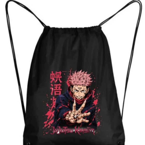 SUKUNA JUJUTSU KAISEN ANIME WOREK CZARNY PODRĘCZNY, MIEJSKI, NA BUTY 02