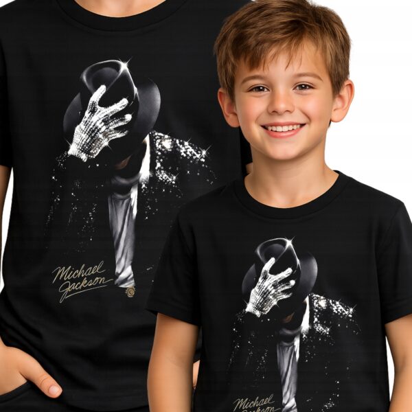 MICHAEL JACKSON KRÓL POP LEGENDA "Dangerous" KOSZULKA T-SHIRT czarny