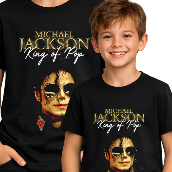MICHAEL JACKSON KRÓL POP LEGENDA KOSZULKA T-SHIRT CZARNY PREMIUM