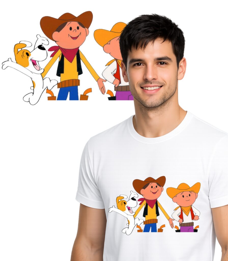 BOLEK I LOLEK REKSIO POLSKIE KULTOWE BAJKI KOSZULKA T-SHIRT BIAŁY PREMIUM