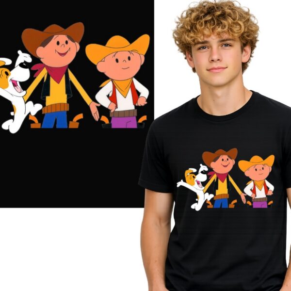 BOLEK I LOLEK REKSIO POLSKIE KULTOWE BAJKI KOSZULKA T-SHIRT CZARNY PREMIUM