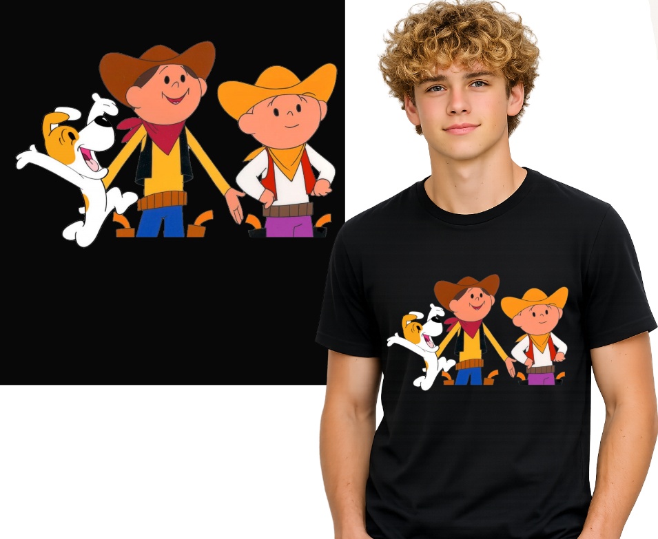 BOLEK I LOLEK REKSIO POLSKIE KULTOWE BAJKI KOSZULKA T-SHIRT CZARNY PREMIUM