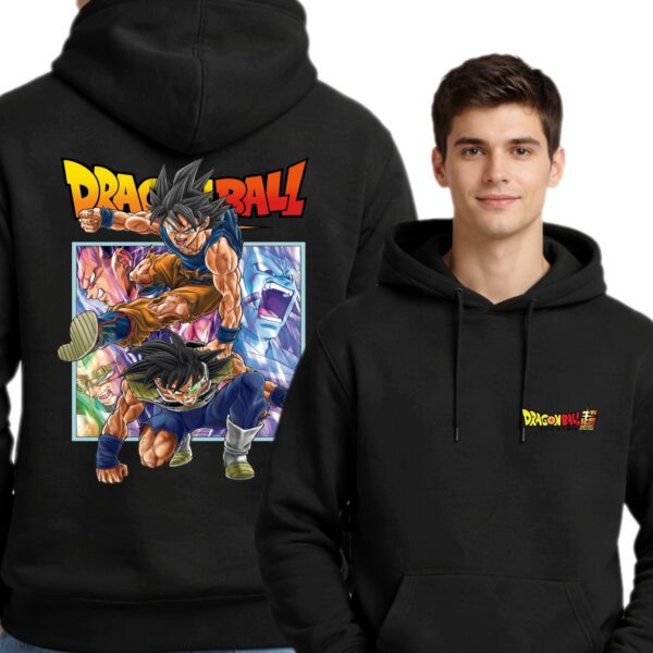 BLUZA DRAGON BALL Z SON GOKU VEGETA ANIME MANGA BLUZA Z KAPTUREM CIEPŁA