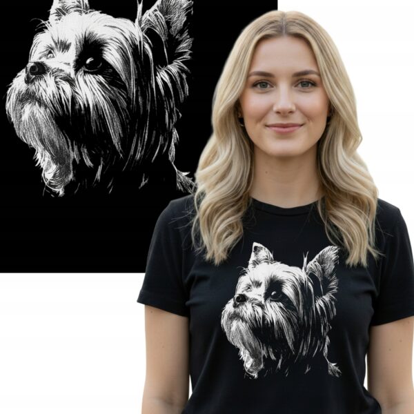 YORK PIES PIESEK Yorkshire terrier KOSZULKA T-SHIRT NADRUK