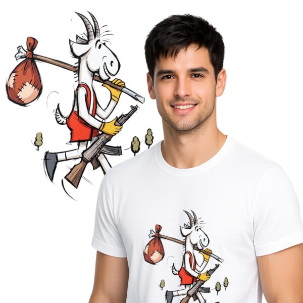 KOZIOŁEK MATOŁEK ŚMIESZNA POLSKIE KULTOWE BAJKI KOSZULKA T-SHIRT BIAŁY  PREMIUM