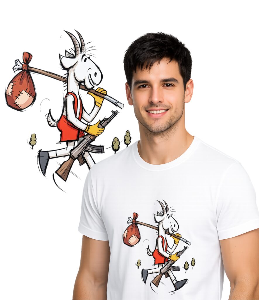 KOZIOŁEK MATOŁEK ŚMIESZNA POLSKIE KULTOWE BAJKI KOSZULKA T-SHIRT BIAŁY  PREMIUM
