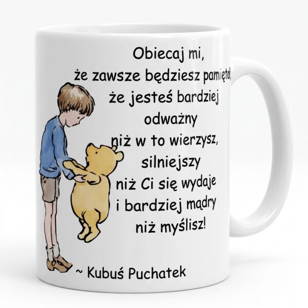 KLASYCZNY KUBUŚ PUCHATEK - CYTAT KUBEK Z NADRUKIEM NA PREZENT 04