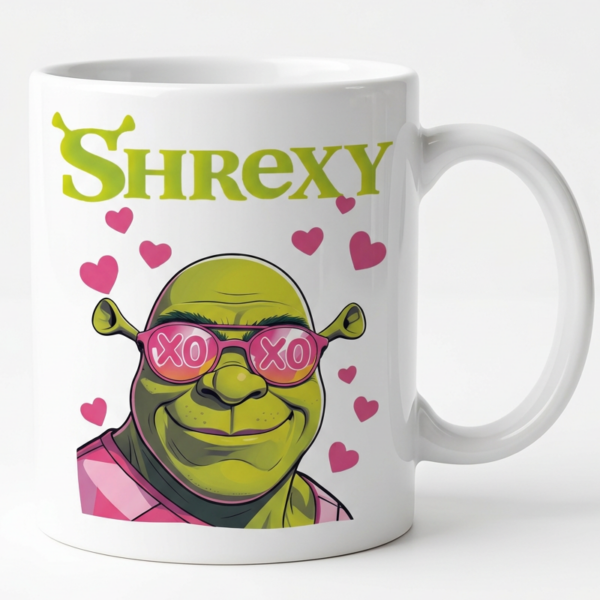 SHREXY SEXY SHREK KUBEK Z NADRUKIEM NA PREZENT R1