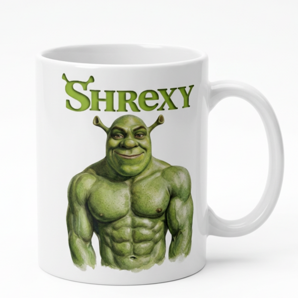 SHREXY SEXY SHREK KUBEK Z NADRUKIEM NA PREZENT