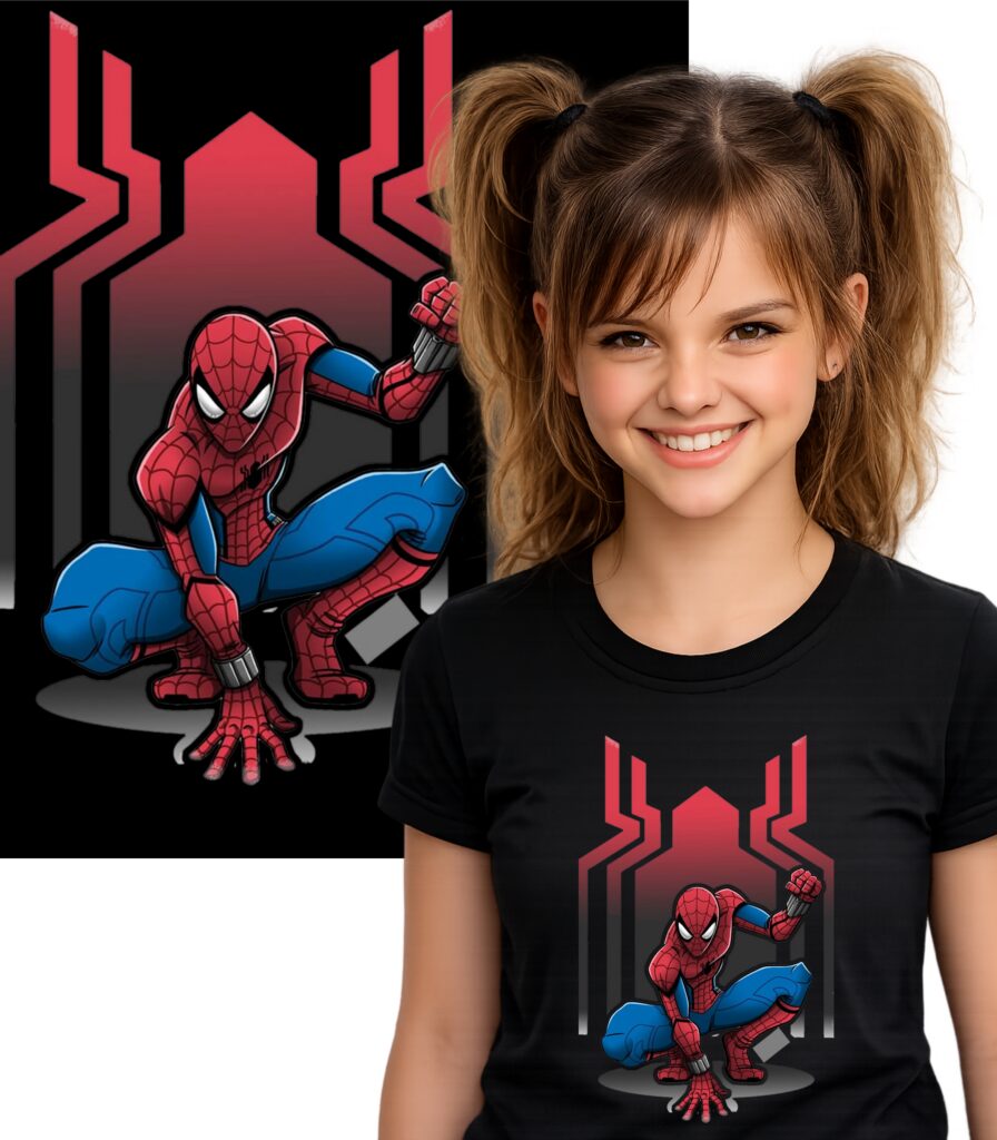KOSZULKA DZIECIĘCA SPIDER PAJĄK SPIDERMAN T-SHIRT 02